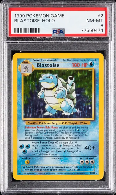Blastoise, Game 1999