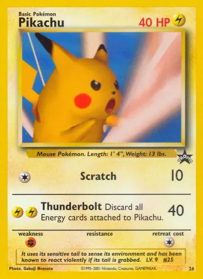 Pikachu, Promo Black Star 2001