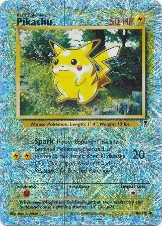 Pikachu-Reverse Foil, Legendary Collection 2002