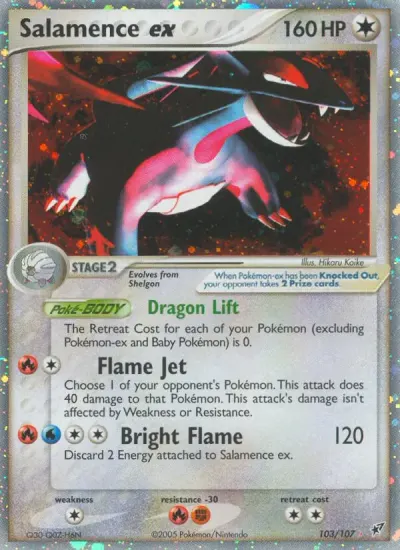Salamence EX, EX Deoxys 2005