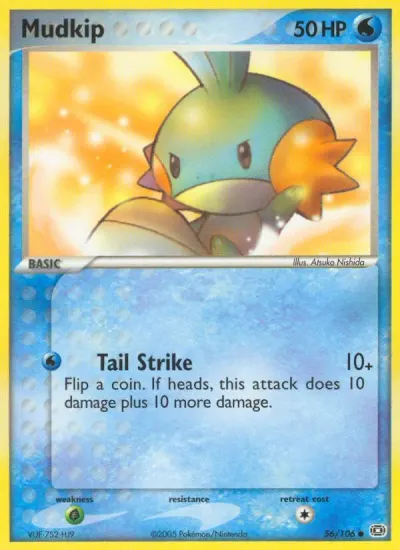 Mudkip-Reverse Foil, EX Emerald 2005