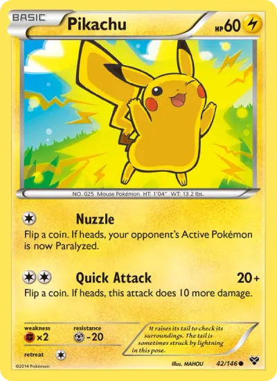 Pikachu-Cosmos Holo, XY 2014