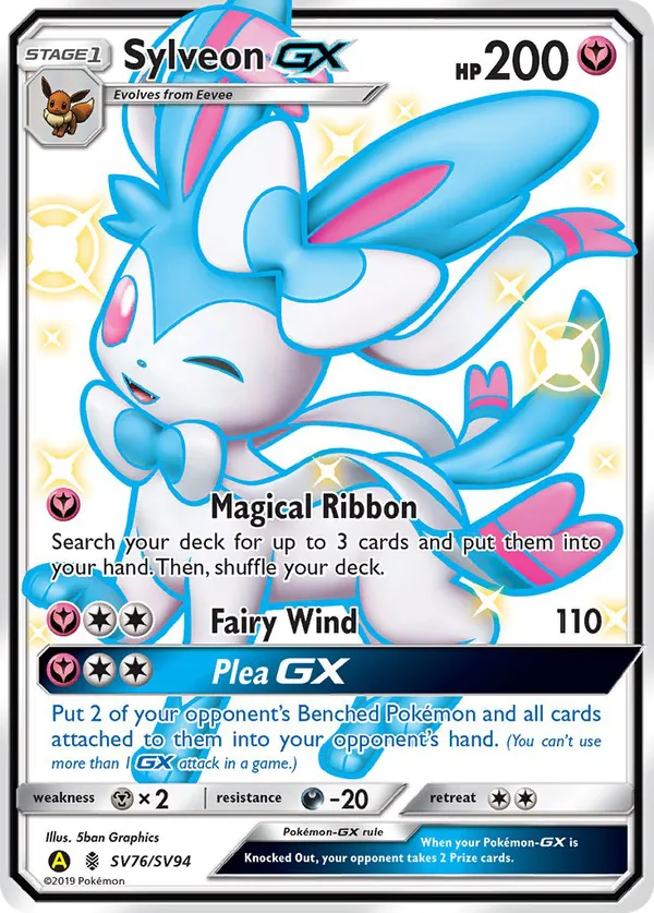 Sylveon GX, Sun & Moon Hidden Fates 2019 — PSA 9