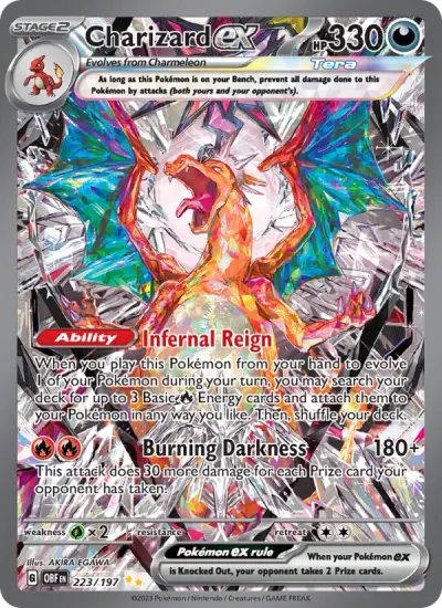 Charizard EX, Obsidian Flames 2023
