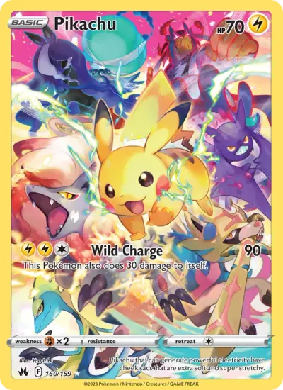 Pikachu, Sword And Shield Crown Zenith 2023
